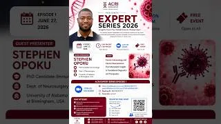 Thumbnail: ACRI EXPERT SERIES EPISODE ONE - STEPHEN OPOKU