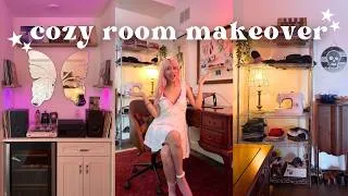 Thumbnail: I made my workspace too cozy for my own good (trust the thrifting process)