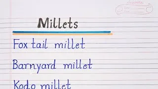 Thumbnail: Millets