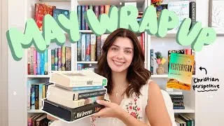 Thumbnail: May reading wrap up! 📖⭐️🍒 Christian fiction, fantasy, mystery, etc