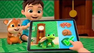 Thumbnail: Learn Animals with Puzzles! 🧩 Hickory Dickory Dock Kids Songs by Almama