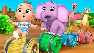 Thumbnail: Old MacDonald Had a Farm Wild Animals | Almama - Baby Academy