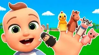 Thumbnail: Baby Farm Animals (Finger Family Song) | Almama Kids Songs & Nursery Rhymes