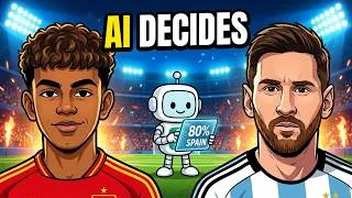 Thumbnail: I Asked 10 AIs Who Wins the World Cup Final — Spain or Argentina?