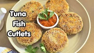 Thumbnail: Mom's Style Tuna Fish Cutlets Recipe | Tuna Fish Cakes | Fish Cutlets 
