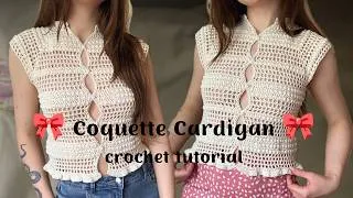 Thumbnail: Top-Down Crochet Raglan Cardigan | Easy Tutorial for Beginners