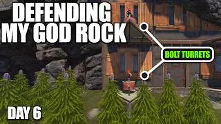 Thumbnail: Solo Raid Defending My OP God Rock Against a Clan in Rust...