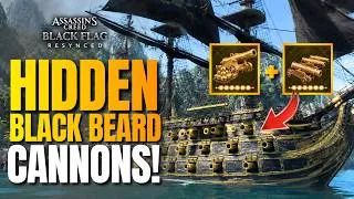 Thumbnail: UNLOCK 40+ Black Beard Cannons Ultimate Blueprint (HIDDEN) In Assassin's Creed Black Flag Resynced