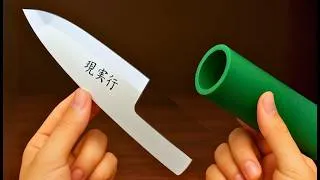 Thumbnail: Don’t Throw Away PVC Pipes 😱Make a Perfect Knife Handle at Home| Alo Tips