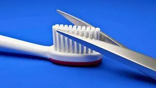 Thumbnail: Only 1% Know This Secret 😱Cut Your Toothbrush Bristles and Watch What Happen| Alo Tips