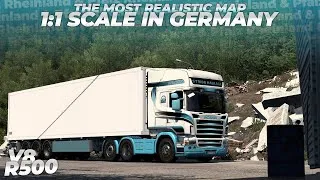 Thumbnail: Rheinland & Pfalz - The Best Map in ETS2 - Police Pulled Me Over! -  Scania V8 R500 - ETS2 1.49