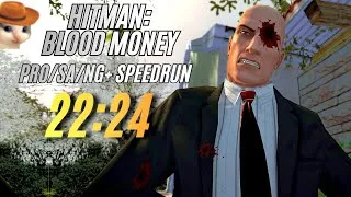 Thumbnail: *World Record* Hitman Blood Money Speedrun in 22:24 - Pro/SA NG+