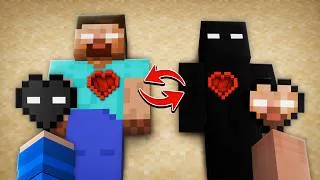 Thumbnail: I Swapped Scary Monster HEARTS in Minecraft..