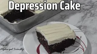 Thumbnail: This Depression Cake Is Surprisingly Moist and Delicious! AGS Friendly Vegan Chocolate Cake