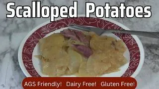 Thumbnail: The Secret to Perfect Scalloped Potatoes (With a Turkey Twist) AGS Friendly Dairy Free Gluten Free