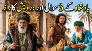 Thumbnail: Sultan Ke 3 Ajeeb Sawal Aur Darvesh Ka Raaz | Emotional Moral Story #urdustory #moralstory