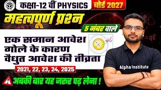 Thumbnail: Class 12 Physics Chapter 1 Derivation | एक समान आवेश गोले के कारण विद्युत आवेश की तीव्रता | 5 Mark Q