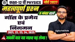 Thumbnail: गौस की प्रमेय | Gaus ki Pramey ka Nigman |Gauss Law Derivations In Hindi |Class 12 Physics Chapter 1