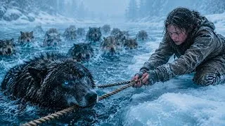 Thumbnail: She Saved 12Wolves from Freezing River… Not Knowing The Giant One Was An Alpha King 