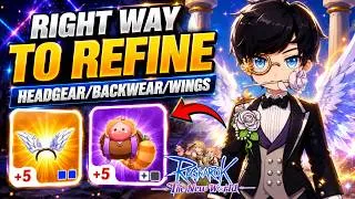 Thumbnail: REFINE HEADGEAR & WINGS THE RIGHT WAY! 🔥 Best F2P Guide | Ragnarok: The New World 2026