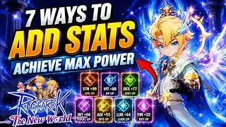 Thumbnail: 7 SECRET WAYS TO GET MORE STATS! 😱 Max Power F2P Guide | Ragnarok the New World 2026