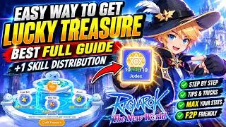 Thumbnail: +1 SKILL DISTRIBUTION! 🔥 Lucky Treasure Full Guide | Best F2P Setup | Ragnarok the New World