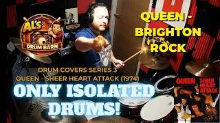 Thumbnail: DRUMS ONLY - Brighton Rock (Queen - Sheer Heart Attack) - Drum Cover - Roger Taylor - Isolated Drums