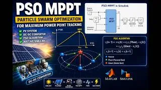 Thumbnail: PSO MPPT in MATLAB Simulink | Particle Swarm Optimization for Maximum Power Point Tracking