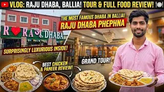 Thumbnail: Is Raju Dhaba the BEST in Ballia? 🤔 Honest Food Review & Tour! #restaurant #food #tour #vlog #foodie