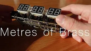 Thumbnail: Building a clock with no microcontroller and 6 metres of brass wire