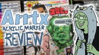 Thumbnail: REVIEWING ARRTX ACRYLIC MARKERS// Draw With Me! (Sorry for the audio)