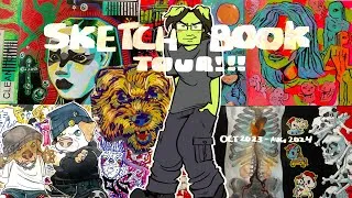 Thumbnail: This sketchbook took almost a year! October 2023-August 2024