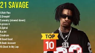 Thumbnail: The Greatest 21 Savage Hits of 2025 Perfect Playlist for Every Fan