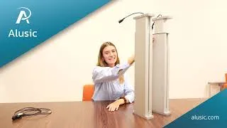 Thumbnail: Alusic S.p.A. - Le Nuove Colonne Telescopiche - Ergonomia e Produttività per Postazioni di Lavoro