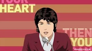 Thumbnail: HEY JUDE - 26 - animation lyric video (official @alvar0rtega)