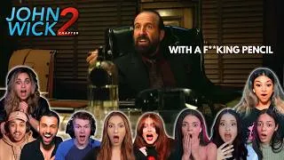 Thumbnail: TOP Reaction of "With A FU**KING Pencil" in John Wick Chapter: 2 | Reaction Mashup
