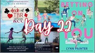 Thumbnail: I MUST finish this book! || #Deckoftbrathon Day 22 VLOG!