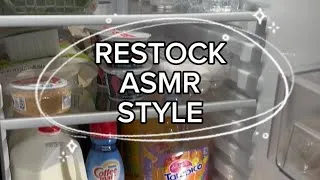 Thumbnail: ASMR grocery restock 🍊🍏✨ #asmrsounds #asmrrestock #asmrorganizing #asmrkitchenorganization