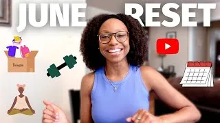 Thumbnail: JUNE RESET | NYC trip, decluttering, meditation, workout goal, plan with me