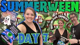 Thumbnail: Summerween Day 7 Horror Reading Vlog | Meeting Paul Tremblay