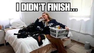 Thumbnail: I Tried a 1 Hour Reset… Life Had Other Plans 😅 | Realistic Cleaning Motivation