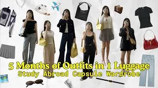 Thumbnail: PLAN 5 MONTHS OF OUTFITS WITH ME 😵‍💫✈️ Study Abroad Capsule Wardrobe | Alyssa Lyanne