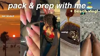 Thumbnail: pack & prep with me! gel x nails, lashes, pedicure, diy sugar wax, *last minute prep*