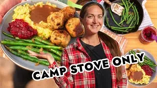 Thumbnail: Easy Thanksgiving Dinner while Camping?! Here’s How I Did It.