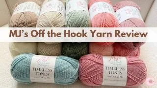 Thumbnail: Mary Maxim Unboxing | New MJ's Off The Hook Timeless Tones Yarn | Yarn Review | Yarn Haul
