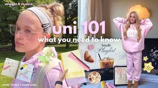 Thumbnail: ᯓ★uni 101: get 100%, study tips, exam prep, & prevent burnout (slay the semester !!!)