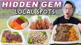Thumbnail: HIDDEN Hawaii Eats You HAVE to Try in Oahu || Local Favorites + Hidden Gems!