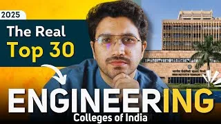 Thumbnail: The Real Top 30 Engineering Colleges of India - Ranking for CSE branch by Aman Dhattarwal