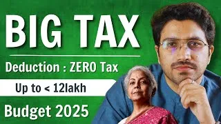 Thumbnail: NO Tax upto Rs 12 Lakhs | Big News | New Tax Regime | Budget 2025