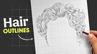 Thumbnail: How To Draw Messy Curly Hair - OUTLINE Tutorial